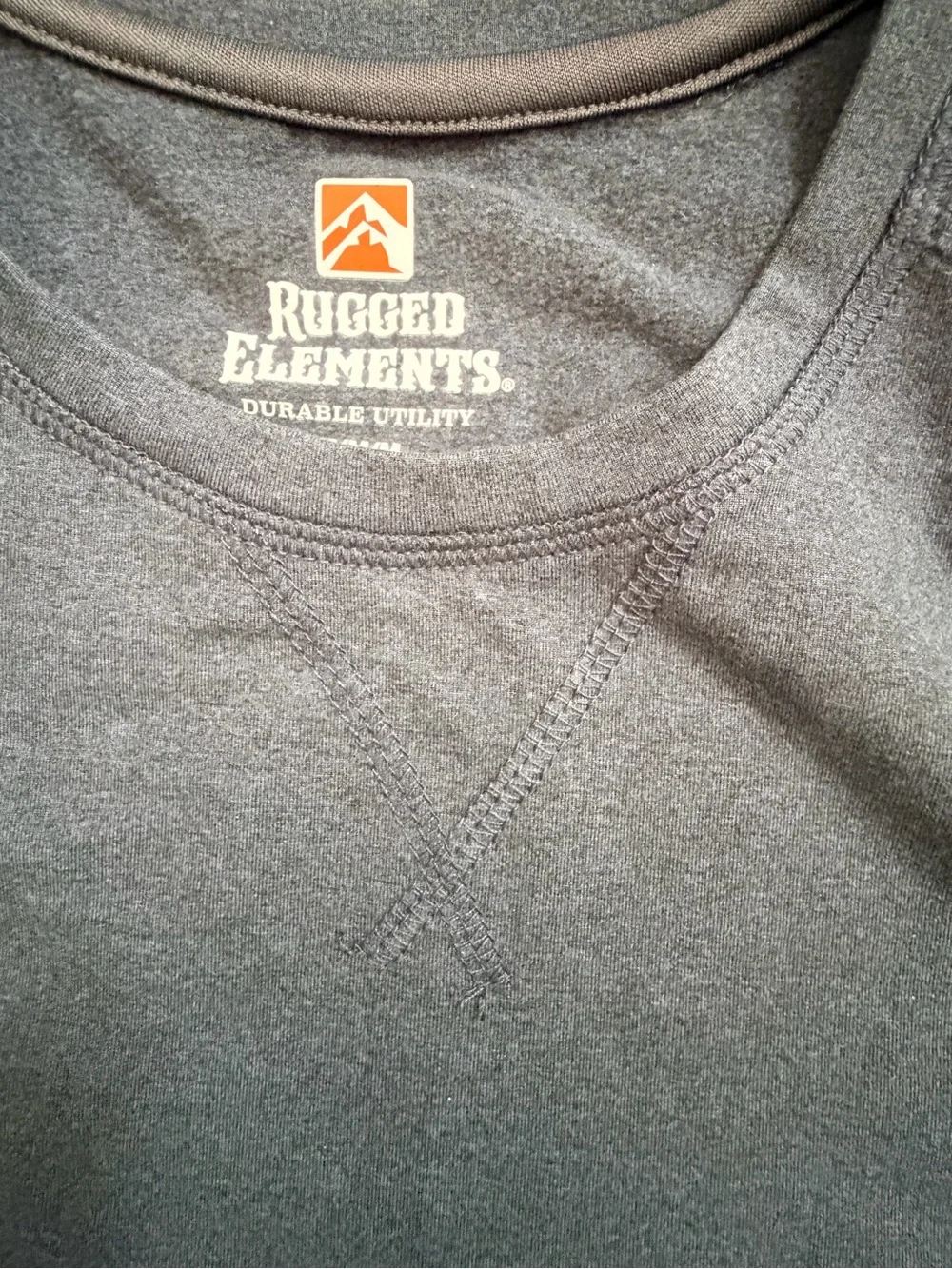 Rugged Elements Sueded Long Sleeve Crew in Blue - Men's Long Sleeve Tee M - Picture 5 of 8